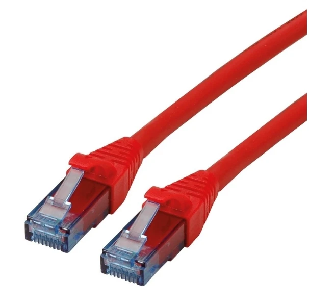 Roline Patchcable – RJ45-3m – UTP – CAT 6a – be halogenų, suvyta – raudona (21.15.2723)