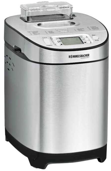 Duonkepė Rommelsbacher duonos kepimo aparatas 13 programų, 700–900 g talpa, BA 550