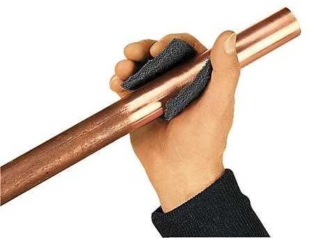Tekstilinės šveitimo kempinės 130*60mm ROTHENBERGER ROVLIES