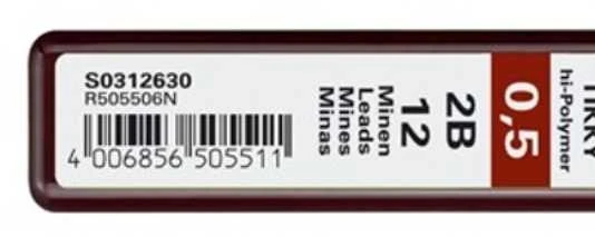 Grafitas pieštukui Rotring Tikky 0,5mm 2B - S0312630