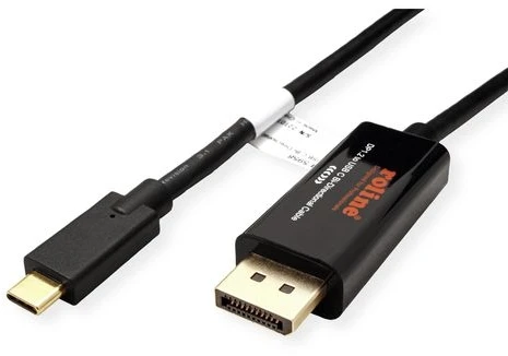 Adapteris USB Roline USB-C - DisplayPort Juodas (11.04.5958)