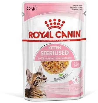 Drėgnas Kačių Maistas - ROYAL CANIN Sterelizuotiems, 12x85g