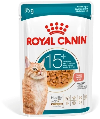 Kačių Maistas - Royal Canin Ageing 15+ Gabaliukai padaže 12x85g