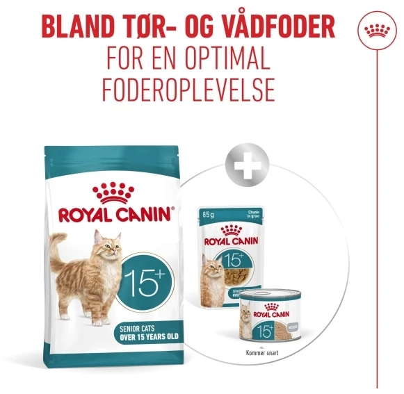 Kačių Maistas - Royal Canin Ageing 15+ Sausas Kačių Maistas 2kg Su Paukštiena 31% Baltymų