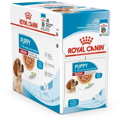 Royal Canin SHN Dog Medium Puppy Gravy 10x140 g