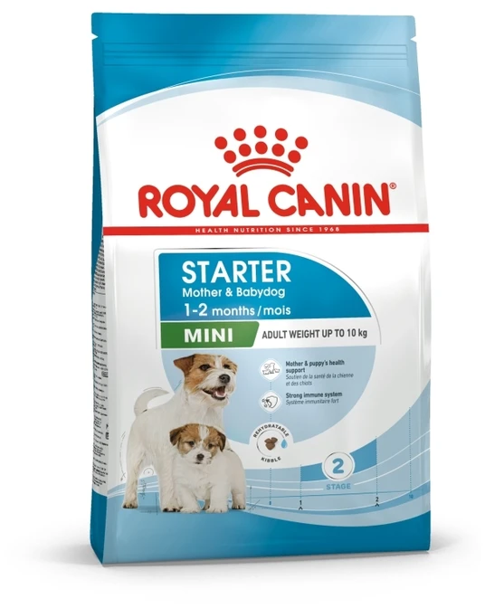 Sausas Šunų Maistas - Royal Canin Shn Mini Starter Mama Ir Šuniukas 4kg