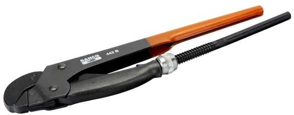Bahco Kampinis vamzdžių veržliaraktis, 45° žiotys 2", 1400g, 430mm
