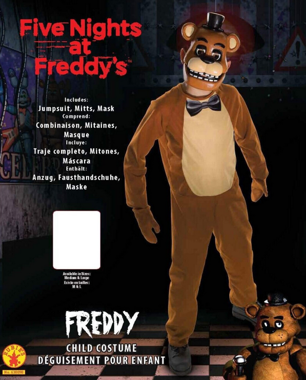 Rubies,Freddy Vaikiškas Fredžio kostiumas iš Rubie's Five Nights at Freddy's