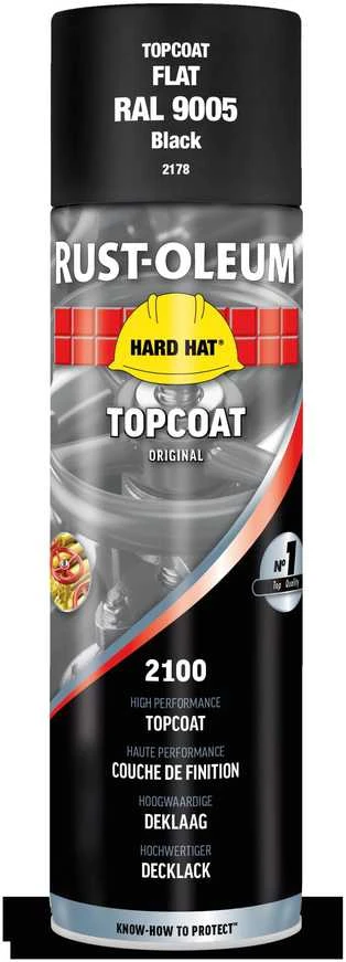 Rust-Oleum dažų aerozolis RAL 9005 juodas 500ml