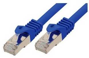 Shiverpeaks Patchcord BASIC-S Cat 7, S/FTP, PiMF, LSZH, mėlyna, 10m (BS75520-B)