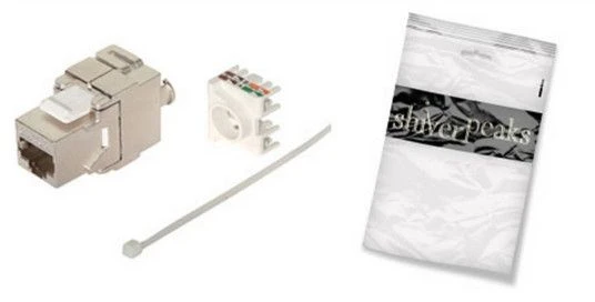 S-Conn BS75004-8, Plokščias, Nerūdijančio plieno, RJ-45, 500 MHz, 8 vnt.