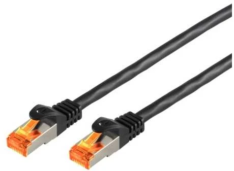 S-Conn S/CONN ecca, 5 m, Cat6a, S/FTP (S-STP), RJ-45, RJ-45, juodas