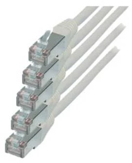 S-Conn S/CONN RJ45-RJ45, m-m, 0,5 m, 0,5 m, Cat6, S/FTP (S-STP), RJ-45, RJ-45, baltas