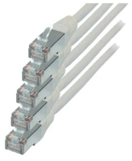 S-Conn S/CONN RJ45-RJ45, m-m, 0,5 m, 0,5 m, Cat6, S/FTP (S-STP), RJ-45, RJ-45, baltas