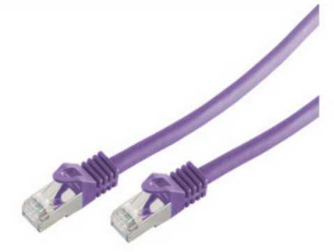 Shiverpeaks Patchcord BASIC-S Cat 7, S/FTP, PiMF, LSZH, violetinė, 1m (BS75511-V)