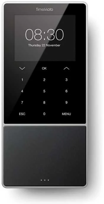 Spausdintuvas „Safescan TimeMoto TM-818 SC“ laiko apskaitos sistema su RFID, PIN kodu, MIFAME, iDESfire
