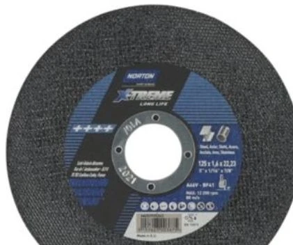 Saint Pjovimo diskas 125x1,6x22,23 mm - A46V-125x1,6x22,23-T41 NOR-X-Treme life