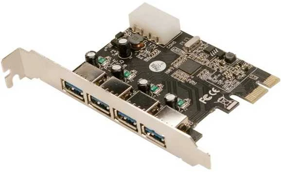 Išplėtimo plokštė Logilink PC0057A-Card PCI-Express 4xUSB3.0