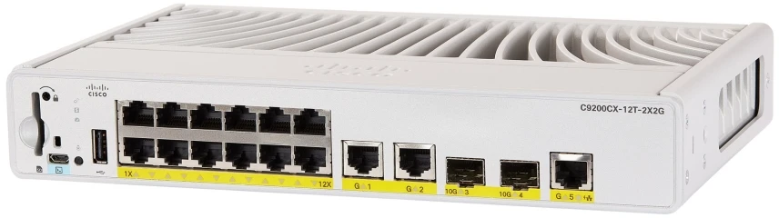 Šakotuvas Cisco CATALYST 9000 COMPACT SWITCH 12 - PORTS DATA ONLY ADV