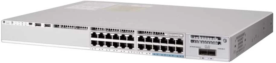 Šakotuvas Cisco C9200L 24-P 8XMGIG 16X1G - 4X10G POE+ NETWORK ESSENTIALS