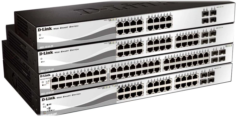 Šakotuvas D-LINK DGS-1210-20, Gigabit Smart Switch su 16 10/100/1000Base-T jungtys ir 4 Gigabit MiniGBIC (SFP) jungtys, 802.3x srauto valdymas, 802.3ad Link Aggregation, 802.1Q Quees.1p, 80 Prievado atspindėjimas,, Jumbo Frame palaikymas, 802.1D STP, ACL, LLDP, kabelių diagnostika, automatinio stebėjimo VLAN, automatinio balso VLAN, | D-Link | Tvarkoma L2 | Darbalaukis | 24 mėn.