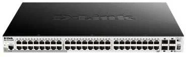 Šakotuvas D-LINK 52-Port Smart Managed PoE+ Gigabit Stack Switch 4x 10G dlink žalias 3.0 48x 10/100/1000Mbit/s TP RJ-45 PoE Port 802.3at