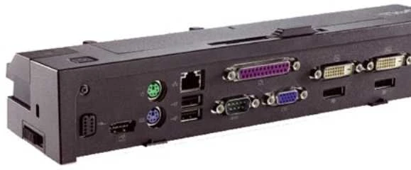Dell E-Port Plus replikatorius su gausia jungčių panele