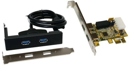 Šakotuvas EXSYS EX-11072, PCIe, USB 3.2 Gen 1 (3.1 Gen 1), 0–55 °C, -20–80 °C, 5–95 %, „Windows Server 2003“, „Windows Server 2003 x64“, „Windows Server 2008“, „Windows Server 2008 x64“,...
