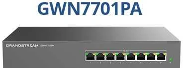 Šakotuvas Switch GrandStream GWN 7701PA 8xGbE 8xPOE Niezarządzalny (GWN7701PA)