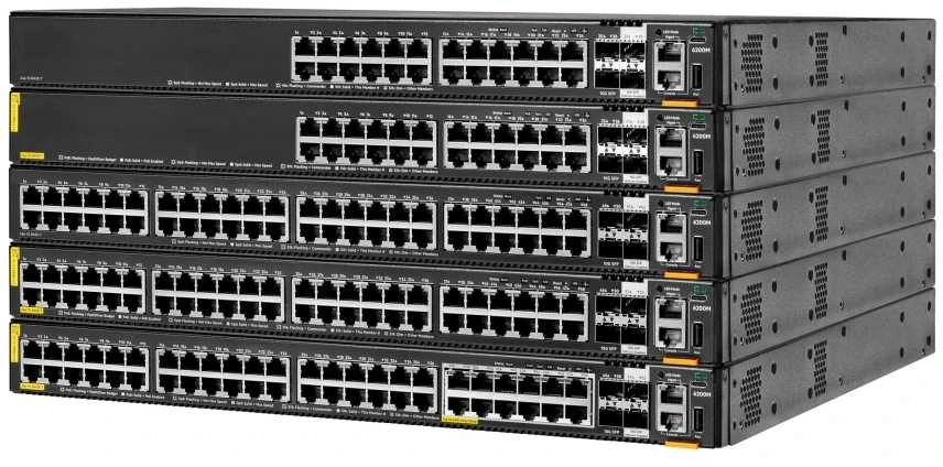 Šakotuvas Hewlett Packard (HP) ARUBA 6200M 36G 12SR5 CL6-STOCK - .