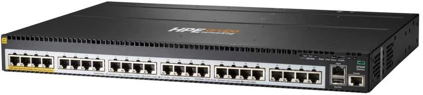 Šakotuvas Hewlett Packard (HP) HPE Networking 2930M 24" išmaniojo greičio 6 klasės POE komutatorius su 1 lizdu