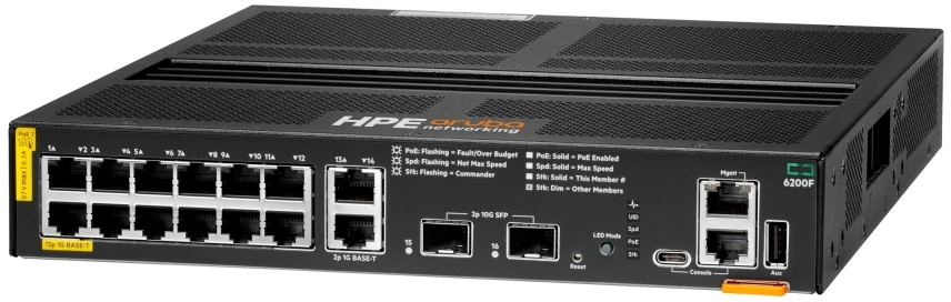 Šakotuvas HP ARUBA 6200F 12G CL4 2G/2S-STOCK - .