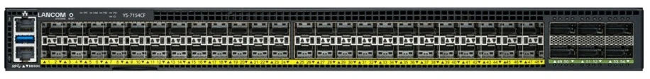 Šakotuvas Štai vertimas: Switch LANCOM Systems YS-7154CF-B2F (61908) („Switch" – tinklo įrenginio pavadinimas, paprastai nėra verčiamas į lietuvių kalbą, todėl paliekamas originalas. Likęs tekstas – tai prekės ženklas ir modelio kodas, kurių versti nereikia.)