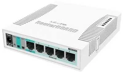 Šakotuvas MikroTik RouterBoard Switch RB260GSP (CSS106-1G-4P-1S)