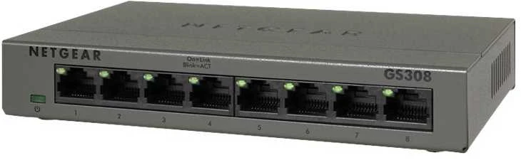 Šakotuvas Netatmo Netgear Switch GS308-300PES Nevaldomas, stalinis, 1 Gbps (RJ-45) jungtys kiekis 8