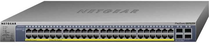 Šakotuvas NETGEAR 52 port GE POE+ Smart Managed Pro Switch su debesų valdymu ir 1 metų Insight prenumerata Gs752Tp