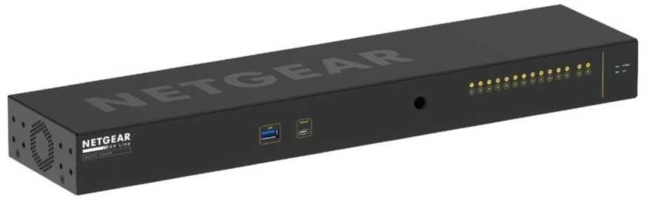 Šakotuvas NETGEAR 14 prievadų AV linija M4250-12M2XF 12x2.5G ir 2xSFP+ valdomas jungiklis