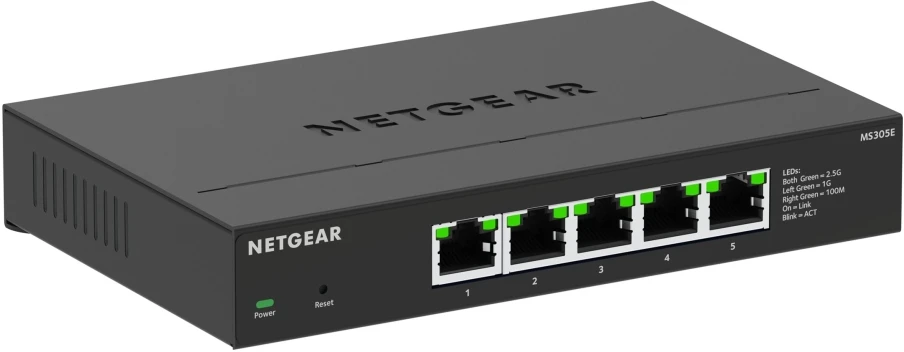 Šakotuvas Netgear 5 PORT 2.5G UM PLUS SWITCH - 5X 2.5G LAN