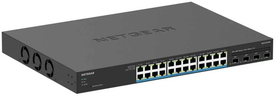 Šakotuvas Netgear 24X 2.5G MULTI-GIGABIT SWITCH - POE++ 720W POE + 4X SFP+ 1Y