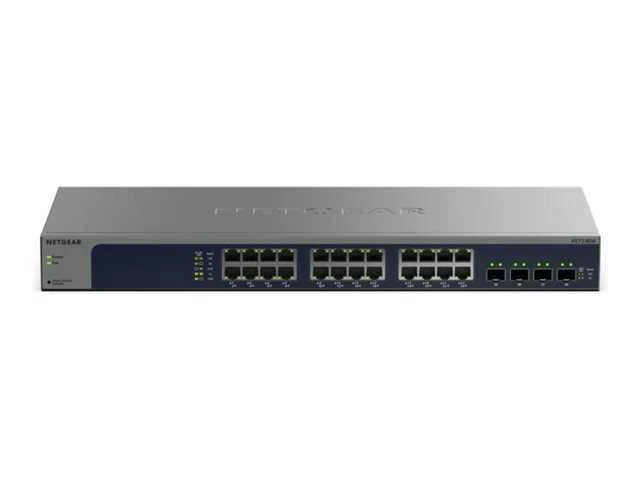 Šakotuvas Komutatorius - „Netgear“ komutatorius XS724EM 24 prievadų 10 Gbps valdomas