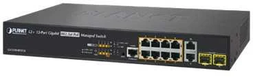 Šakotuvas SWITCH PLANET GS-5220-8P2T2S 8X 1GB BASE-T/2X 1GB BASE-T/2X 1GB BASE-X SFP ZARZĄDZALNY L2+ GIGABIT
