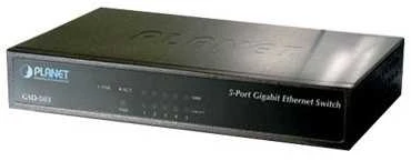 5-prievadų Gigabitinis interneto tinklo šakotuvas Planet GSD-503-EU