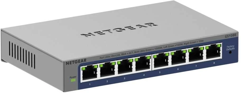 Šakotuvas Netgear GS108E-400EUS
