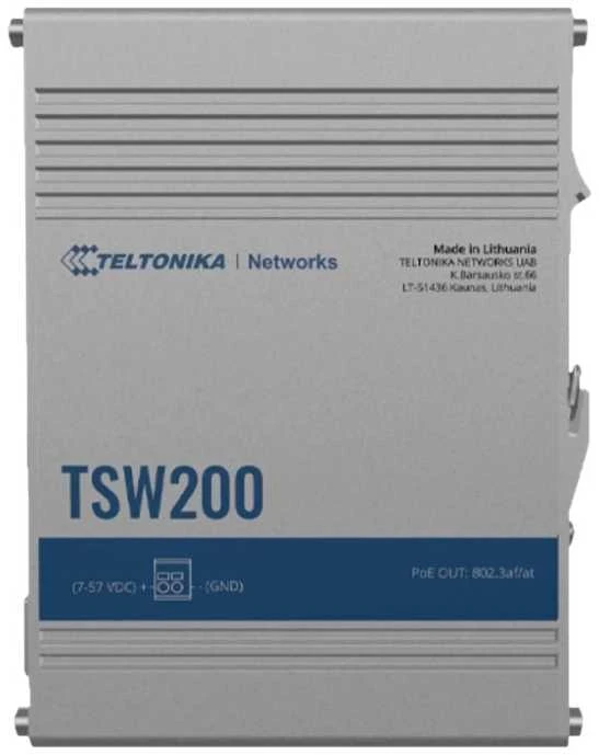 8 prievadų, 8 PoE prievadų komutatorius TELTONIKA TSW200