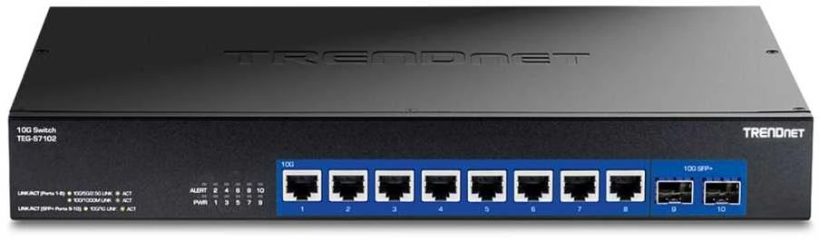Šakotuvas Switch TRENDnet TEG-S7102