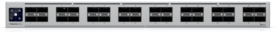 Šakotuvas Ubiquiti ECS-Core | Komutatorius | 1x GbE RJ45, 32x 100G QSFP28