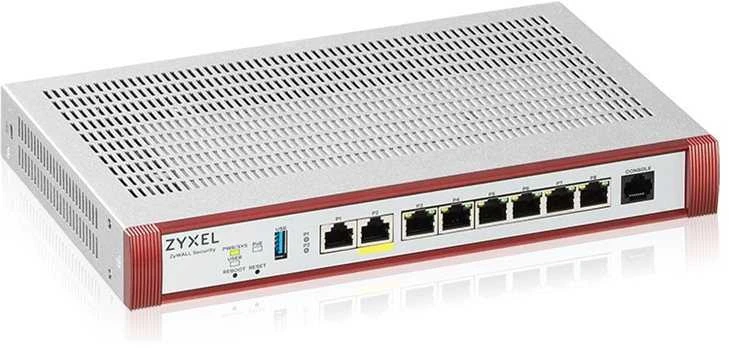 Maršrutizatorius ZYXEL USG FLEX200 H SERIES, USER-DEFINABLE PORTS WITH 1*2.5G, 1*2.5G( POE+) & 6*1G, 1*USB (DEVICE ONLY)