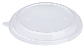 Salotų dubenėlio dangtis 20 oz skaidrus PET 50 vnt./pak. Permatomas 1x1x1mm (50 vnt.)