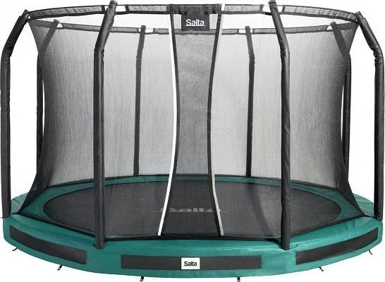 Salta Trampoline Premium Ground Combo 396cm Žalias
