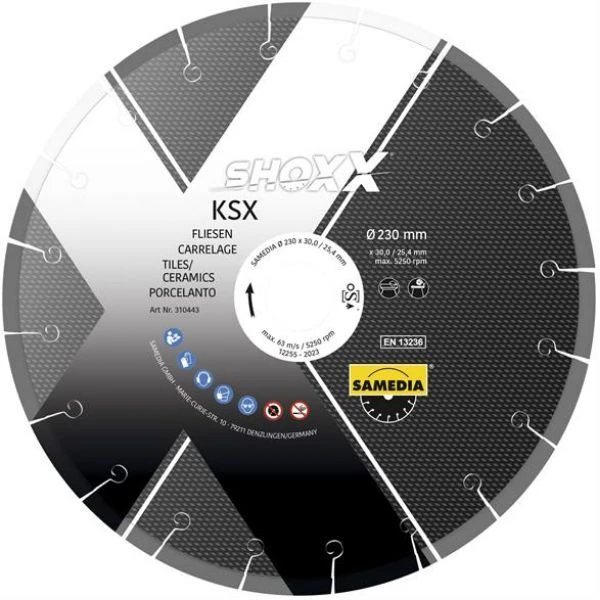 Deim. dis. „SAMEDIA“ KSX 350x30/25,4/2,4 mm